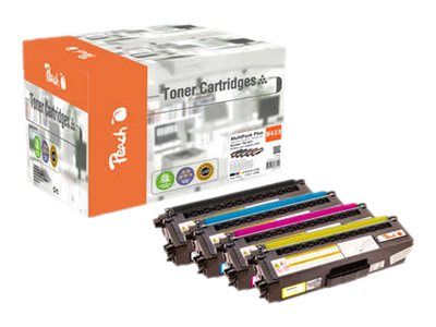Peach Multi Pack Plus - 5er-Pack - XL - Schwarz, Gelb, Cyan, Magenta - kompatibel - wiederaufbereitet - Tonerpatrone (Alternative zu: Brother TN423)