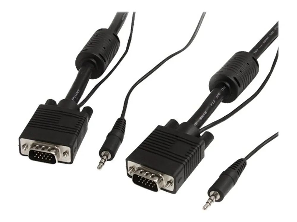 StarTech.com 5 m Monitor VGA Koaxial Videokabel mit Audio für hohe Auflösung - HD15 Stecker/Stecker - VGA-Kabel - HD-15 (VGA)