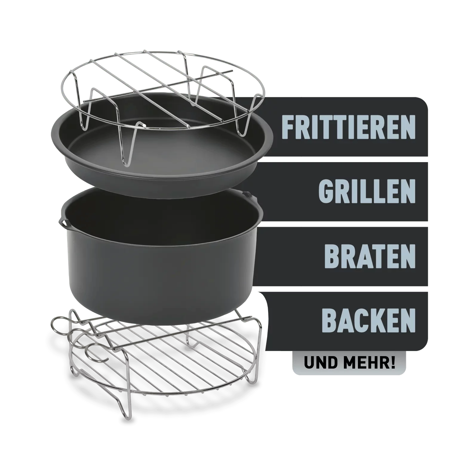 Tefal EY701D Heißluftfritteuse XXL inkl. Zubehör-Set (5,2L)