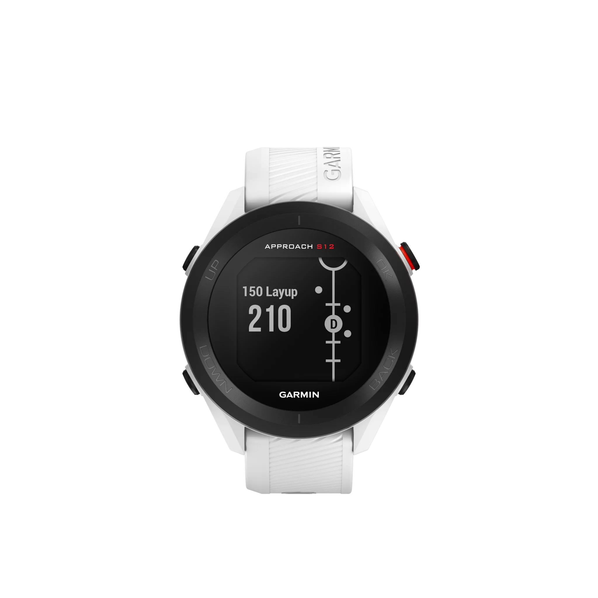Garmin Approach S12, Weiß/Schwarz Open-Box