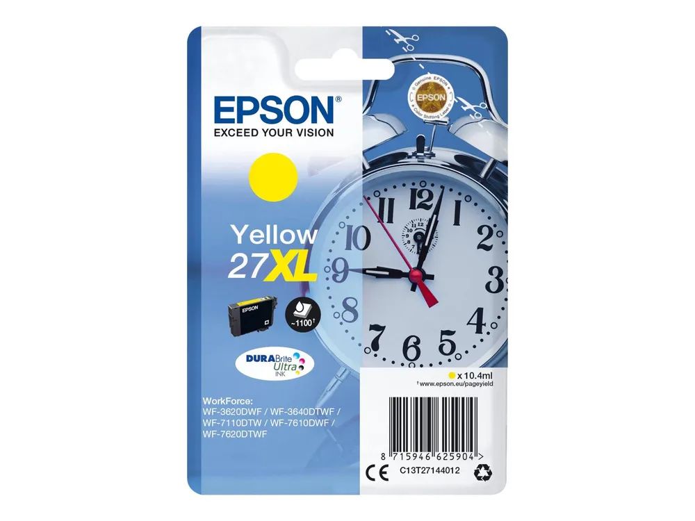 Epson 27XL - XL - Gelb - original - Blister mit
