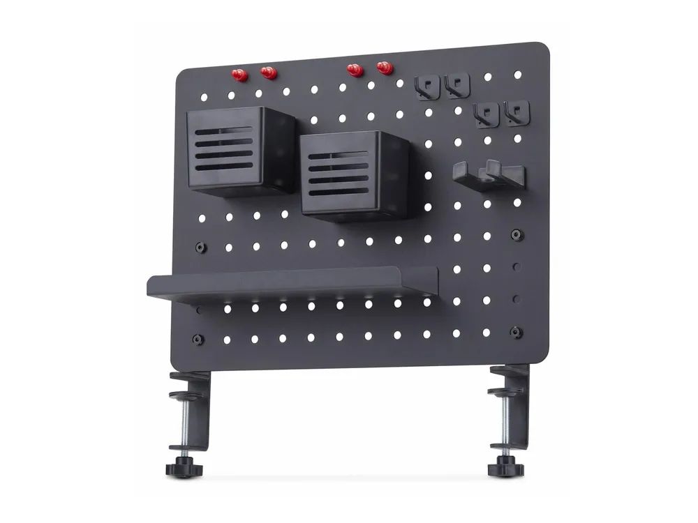 StarTech.com Clamp-On Pegboard with Accessories, 16.5 x 12.5in (42 x 32cm)