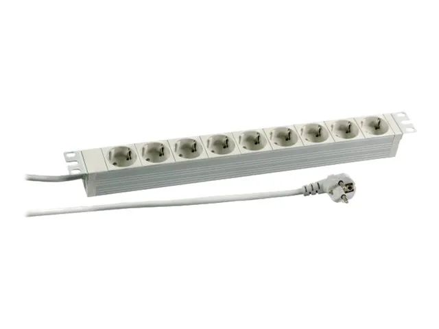 Heinrich Kopp Koop PROFIversal - Steckdosenleiste (Rack - einbaufähig) - Wechselstrom 250 V - Eingabe, Eingang power CEE 7/7 - Ausgangsanschlüsse: 9 (power CEE 7/3)