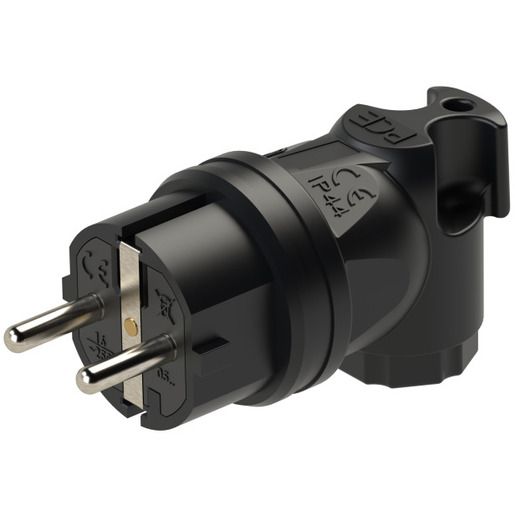PCE WINKELST. 2P+E VOLLGUMMI IP44 / 05812-S