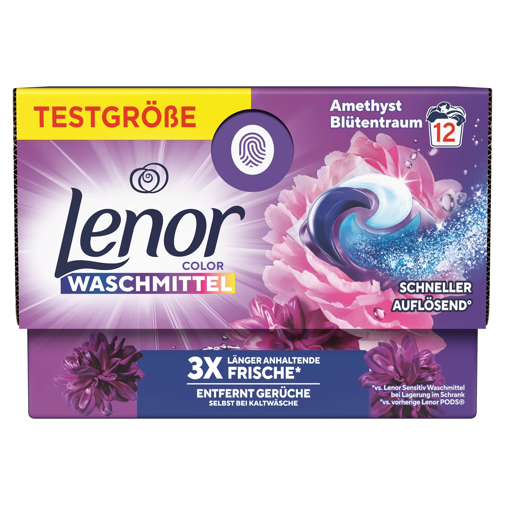 Lenor All-in-1 Pods Amethyst & Blütentraum - 12WL