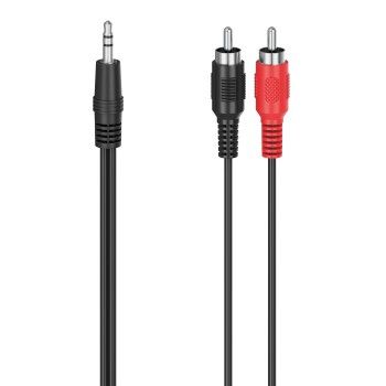 Hama Audio-Kabel, 3,5-mm-Klinken-Stecker - 2 Cinch-Stecker, Stereo, 1,5 m