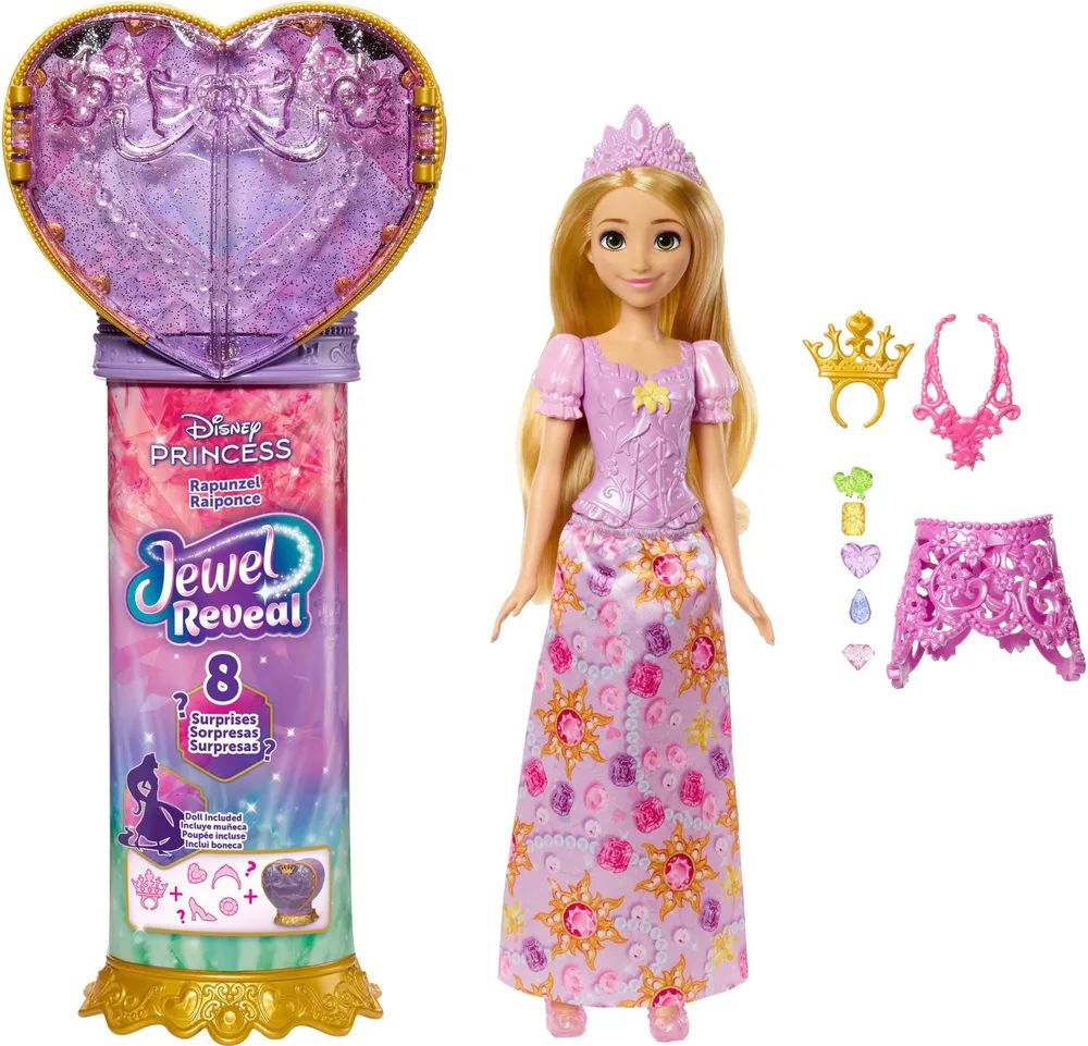 Mattel GmbH DP Jewel Reveal Rapunzel