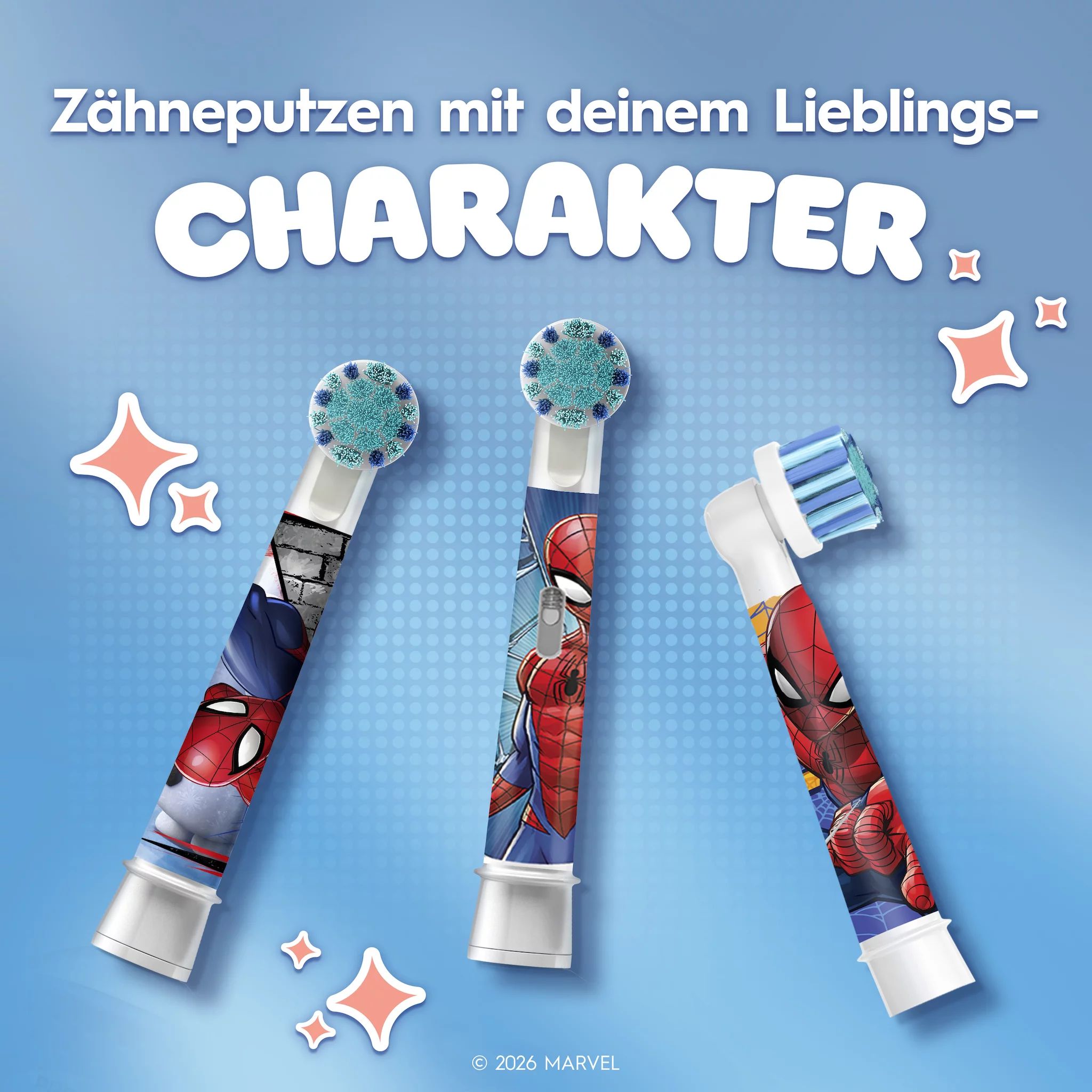 Oral-B Aufsteckbürsten Kids Spiderman 12er FFU
