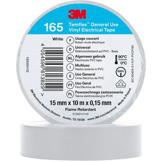 3M PVC-ISOLIERBAND 15MM X 10M WS / TEMFLEX 165 7100184731