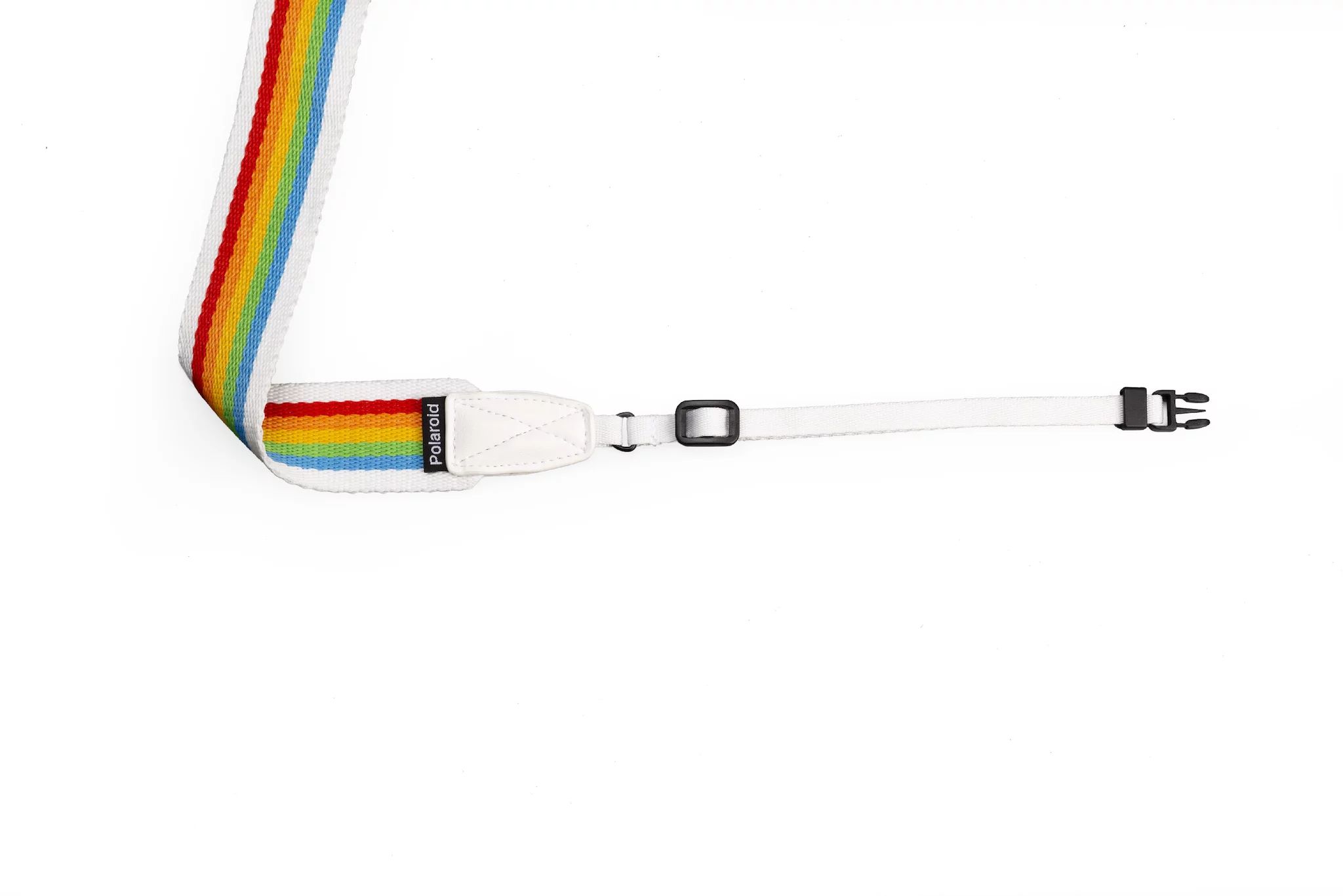 Polaroid CAMERA STRAP FLAT RAINBOW WHITE