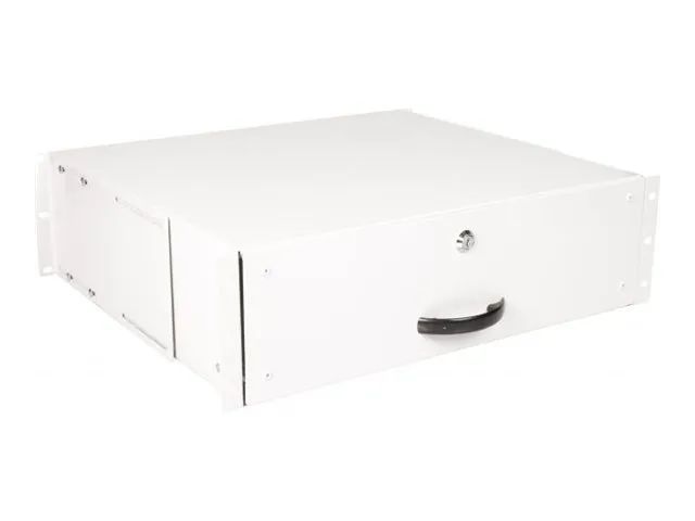 Equip Rack-Schublade - verriegelbar - Hellgrau, RAL 7035 - 3U - 48.3 cm (19")