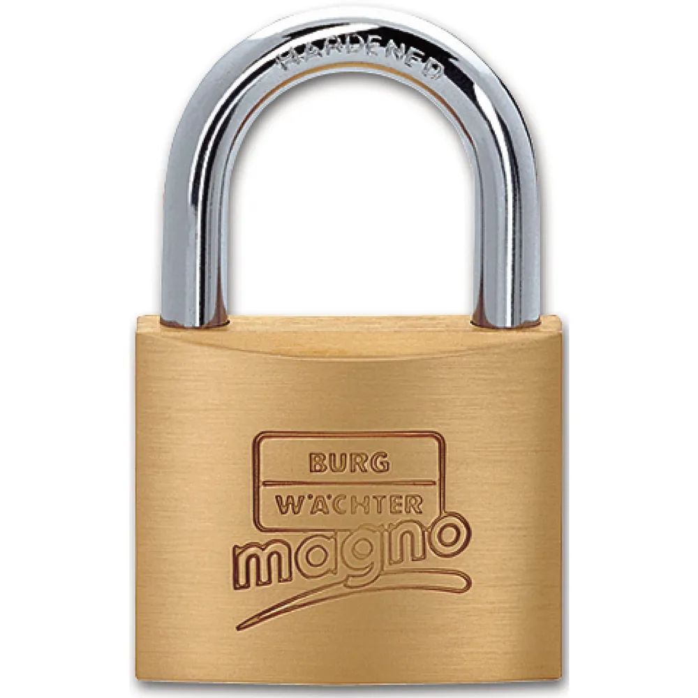Burg-Wächter BURG Vorhangschloss 400 E Magno verschiedensperrend, Bügelhöhe 65mm, Breite 40mm