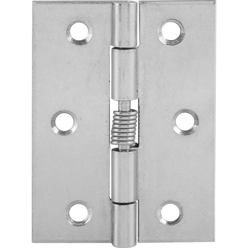Strenger Federscharnier 60 x 45 x 1,5 mm, Edelstahl