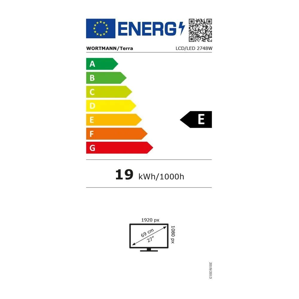 TERRA LCD/LED 2748W V4 schwarz HDMI/DP/USB-C GREENLINE PLUS - Flachbildschirm (TFT/LCD) - 68,6 cm