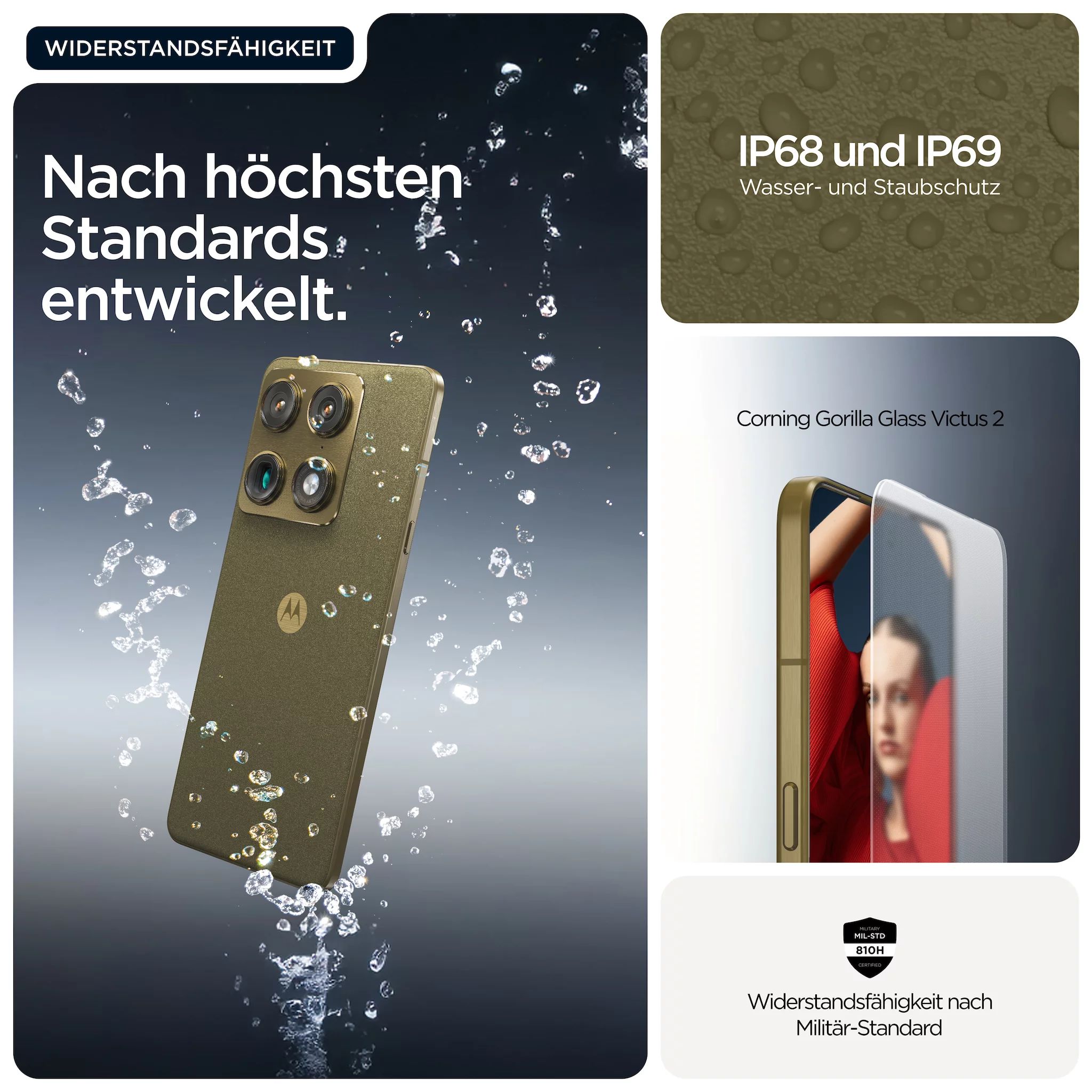 Motorola Signature 16/512GB, Pantone Martini Olive