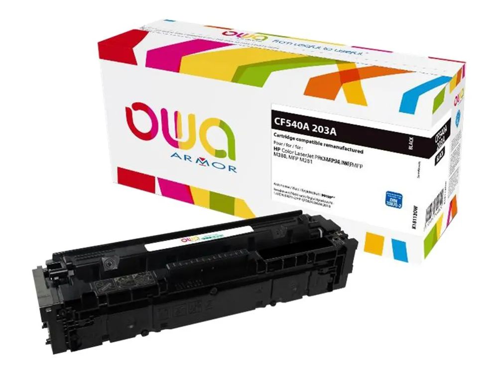 Armor OWA - Schwarz - kompatibel - Tonerpatrone (Alternative zu: HP 203A, HP CF540A)