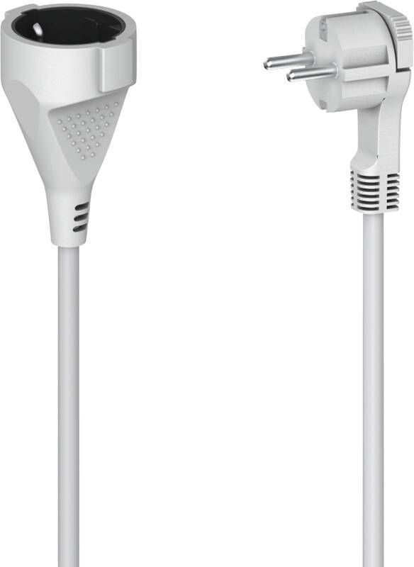 Hama 223241 VERL.KABEL SCHUKO/2M/FLACHST./W