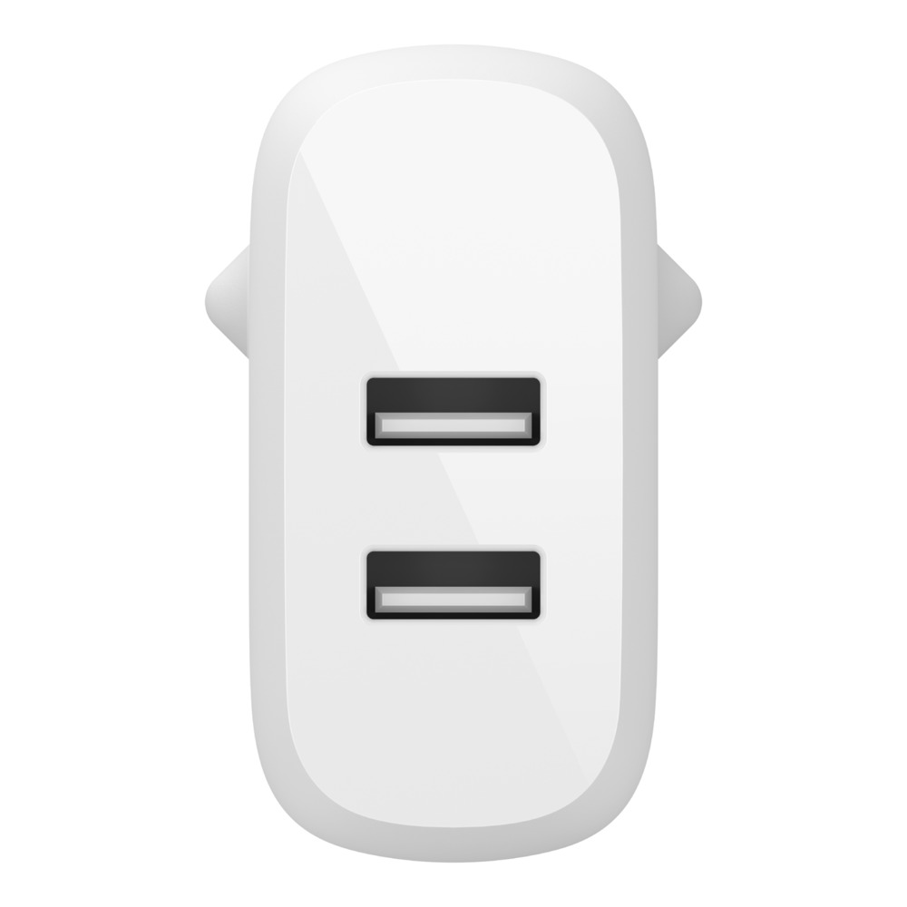 Belkin BoostCharge - Netzteil - 24 Watt - 2 Ausgabeanschlussstellen (USB)