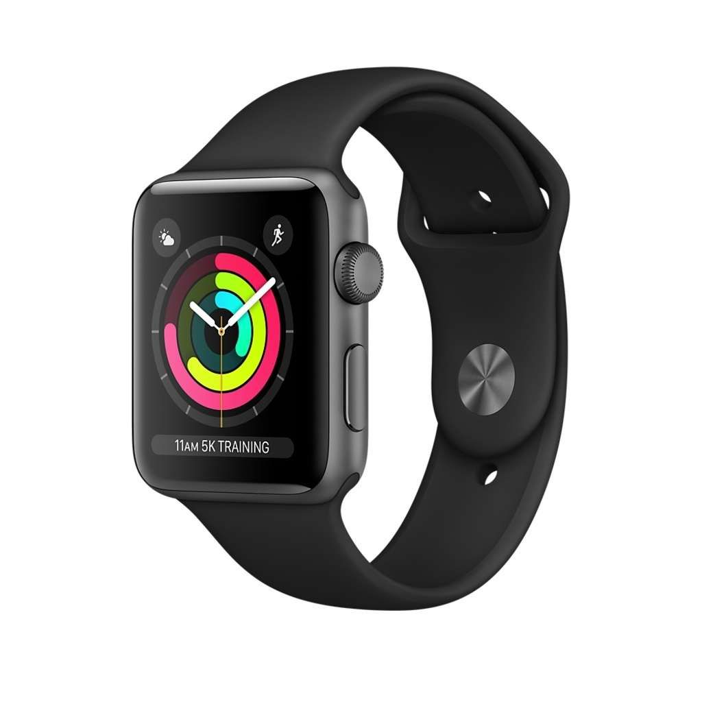 Apple Watch Series 3, Alu space grau, 42 mm B-Ware