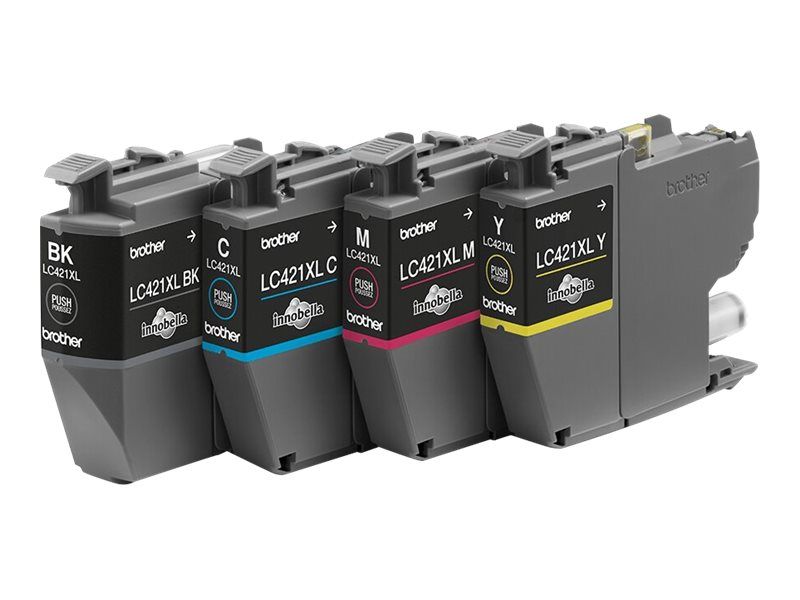 Brother LC421XL - 4er-Pack - XL - Schwarz, Gelb, Cyan, Magenta