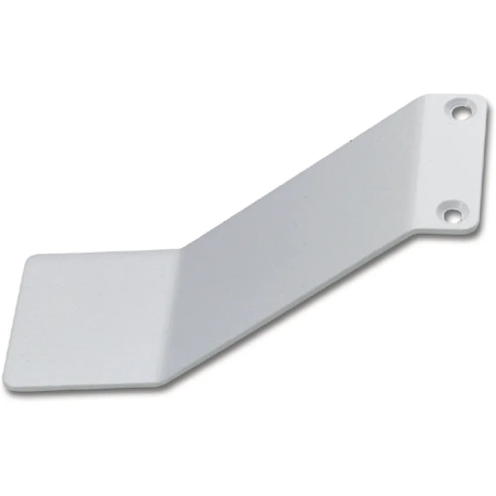 JUNIE Gleitwinkel, Breite 60 mm, Länge 160 mm, Stahl weiß