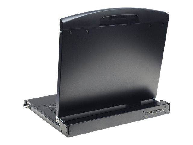 DIGITUS 19" LCD KVM Konsole, 1-Port VGA, deutsche Tastatur