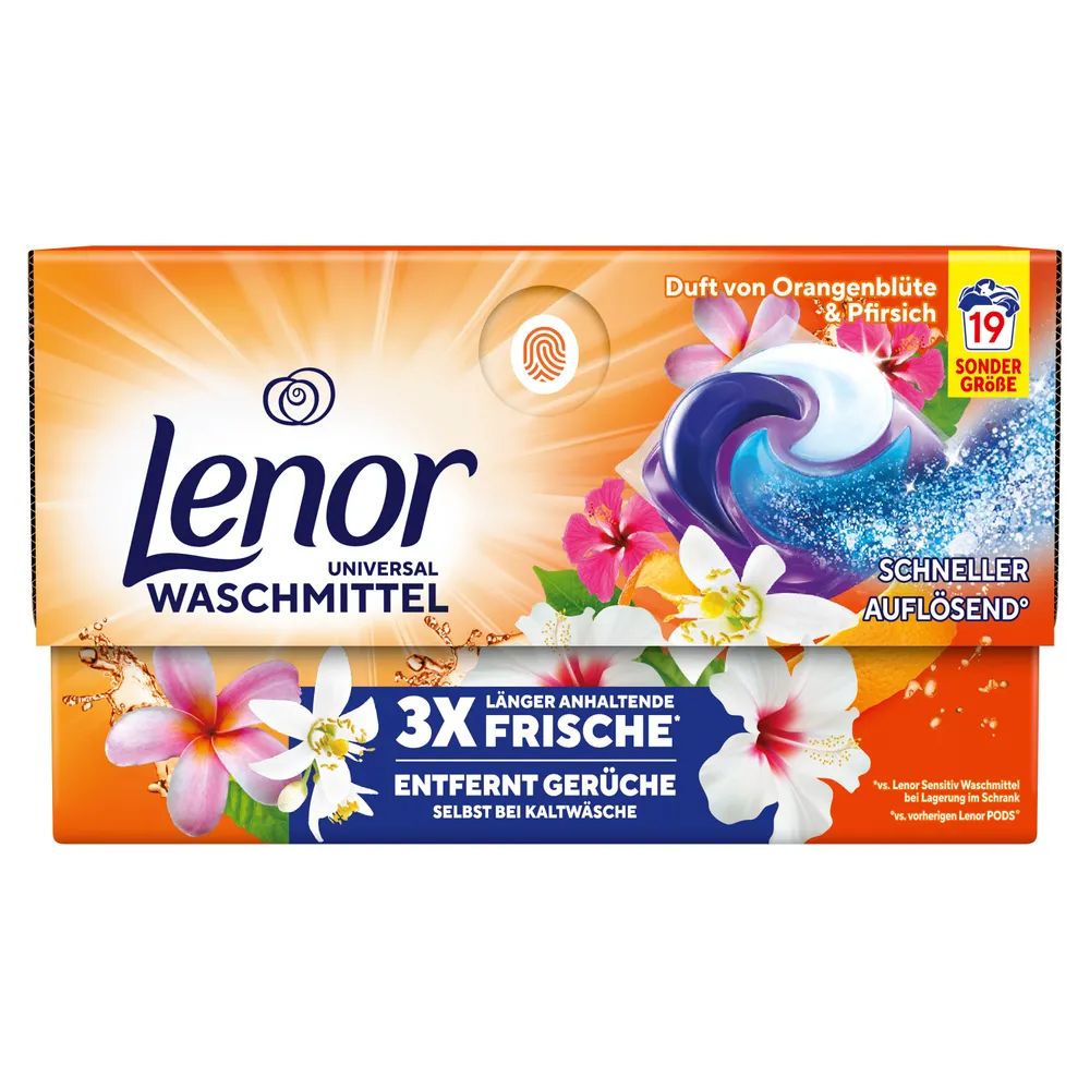 Lenor All-in-1 Pods Orangenblüte & Pfirsich 