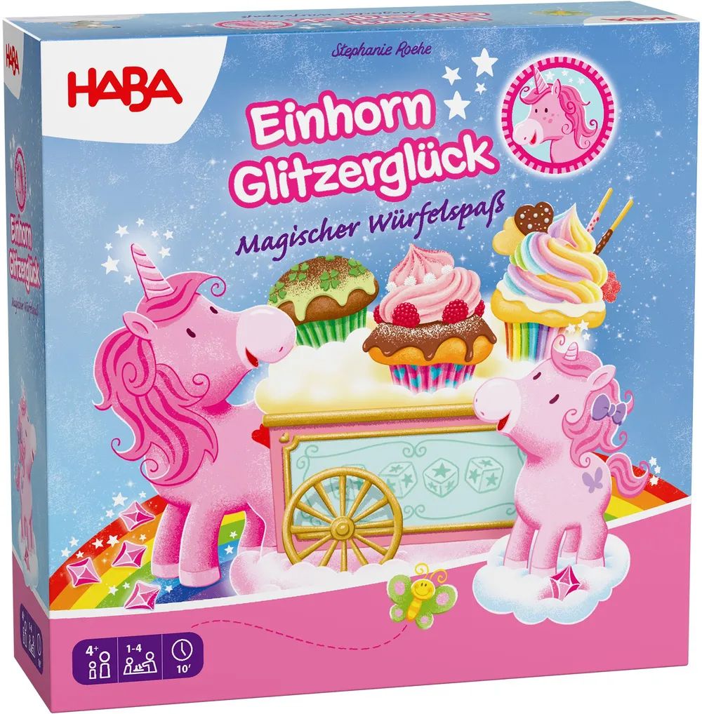 Habermaass GmbH & Co. KG Einhorn Glitzerglück - Mag. Würfelspaß