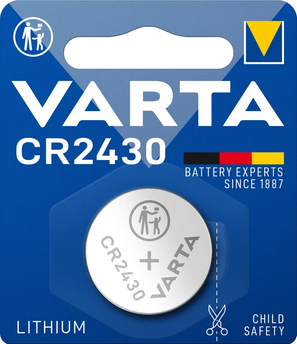 VARTA LITHIUM Coin CR2430 Blister 1