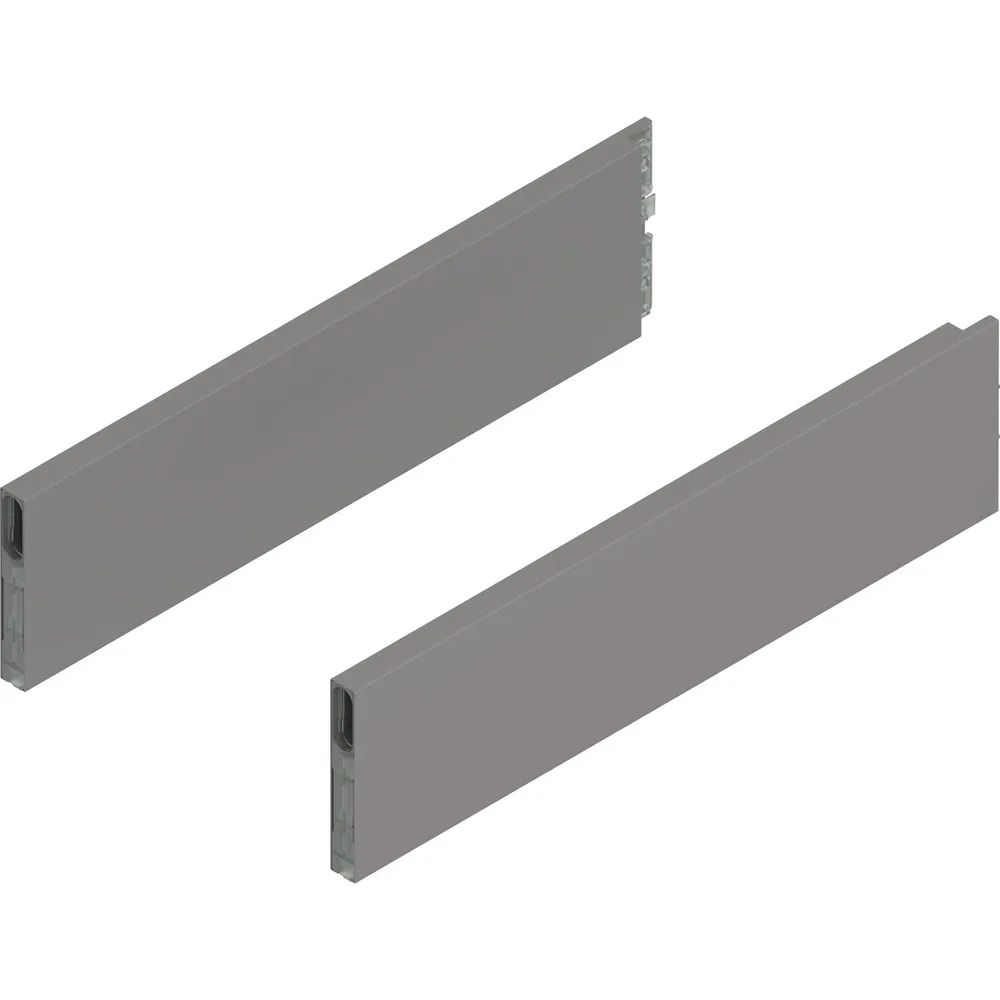 BLUM MERIVOBOX Boxcap Höhe E, NL 400, Indiumgrau-matt