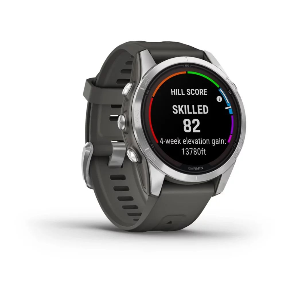 Garmin Fenix 7S Pro Solar, Graphit/Edelstahl
