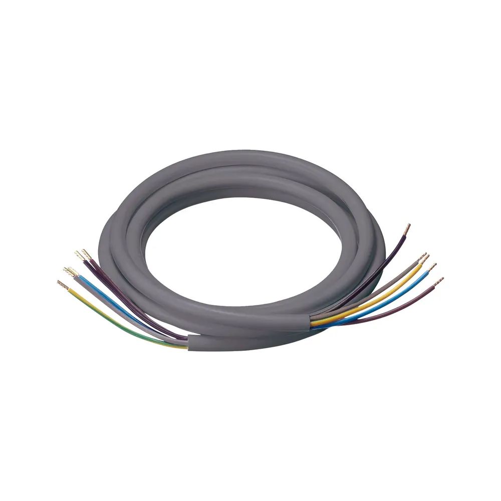 PCE Herdkabel H05VV-F 5x2.5 abgemantelt mit Aderendhülsen Länge 3 m
