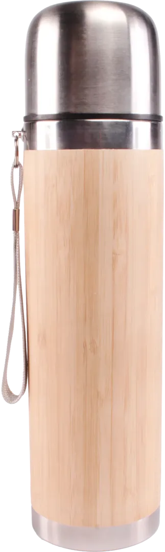 Vechline Thermosflasche ViaMondo Bambus 0,5 l