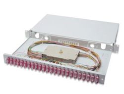 DIGITUS LWL Spleißbox, bestückt, SC, OM4