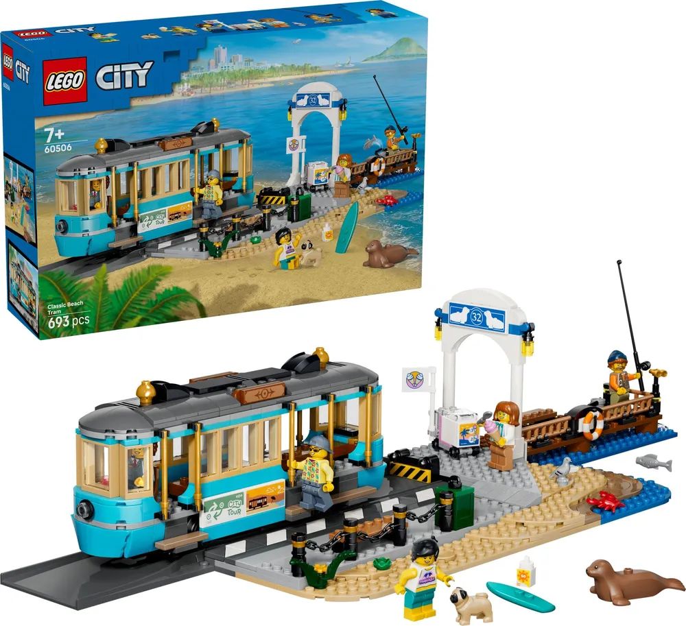 LEGO 60506 City Klassische Strandstraßenbahn