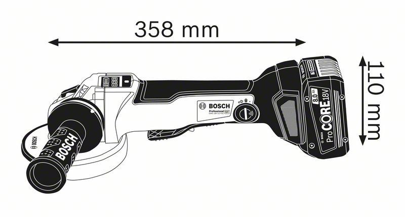 Bosch Professional GWS 18V-10 PSC