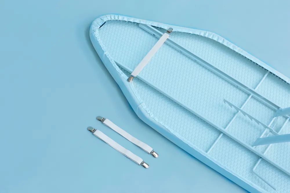 Brabantia Befestigung Bügeltischbezüge, 3 Stück - White