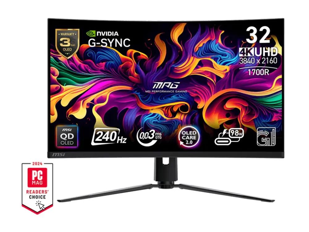 MSI MPG 321CURX QD-OLED - OLED-Monitor - gebogen - 81.3 cm (32")