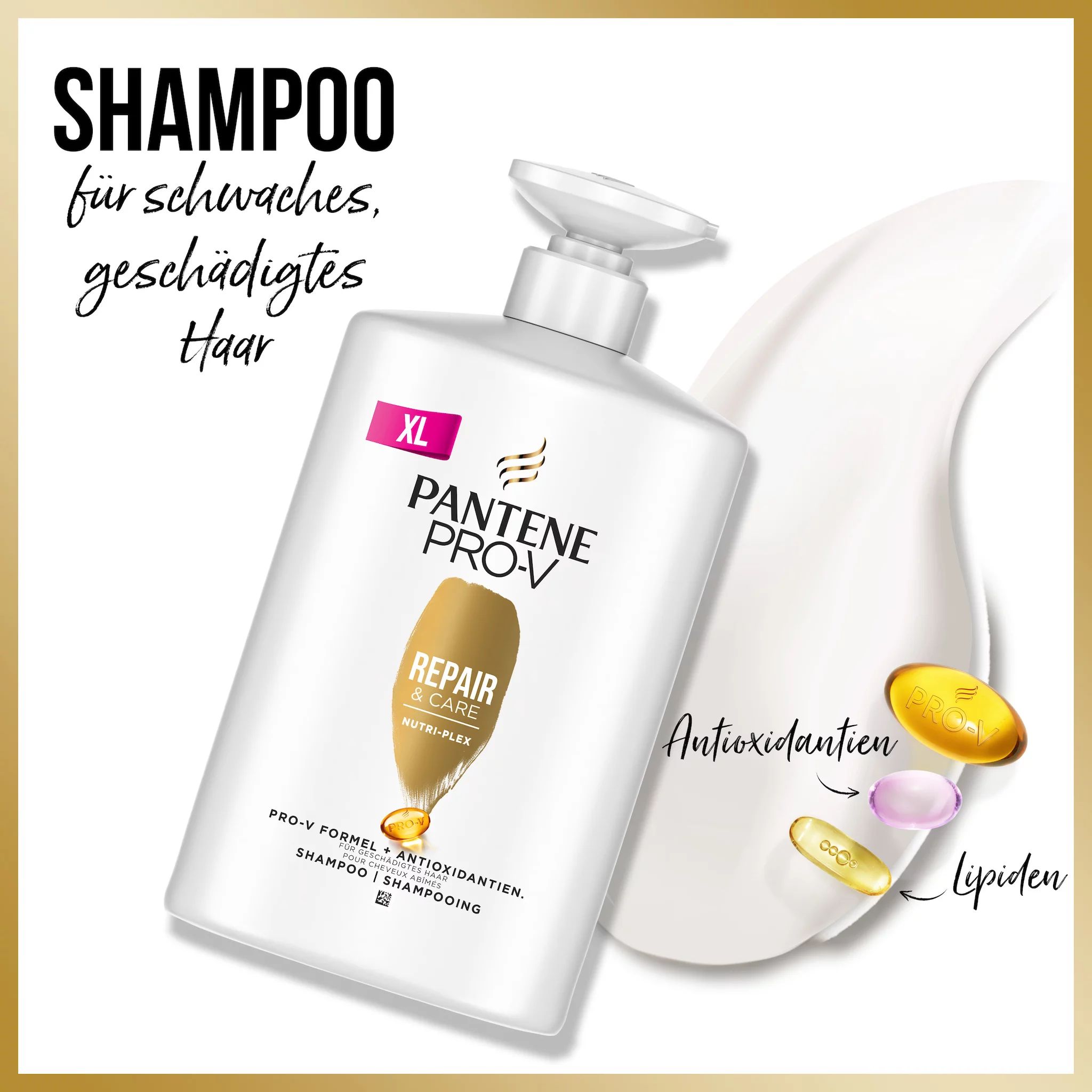 Pantene Pro-V Repair&Care Shampoo, 1000ml