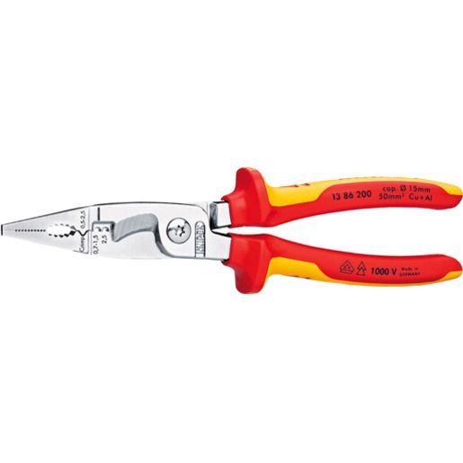 Knipex ELEKTRO VDE 2-K 200MM / KNIPEX INSTALL.ZANGE 13 86 200
