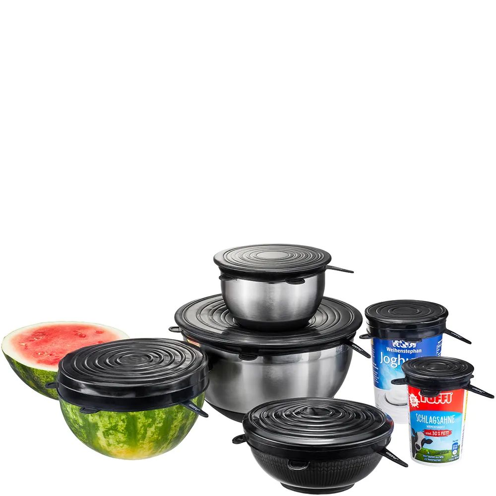 GEFU Silikondeckel FLEXIFRESH, 6-teilig