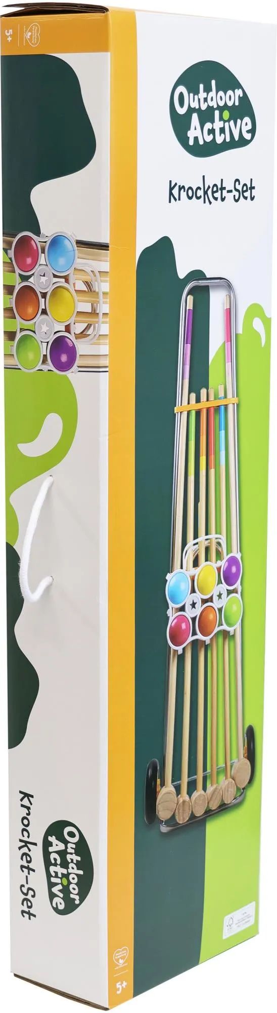 VEDES Großhandel GmbH - Ware OA Krocketwagen für 6 Spieler, L 92 cm