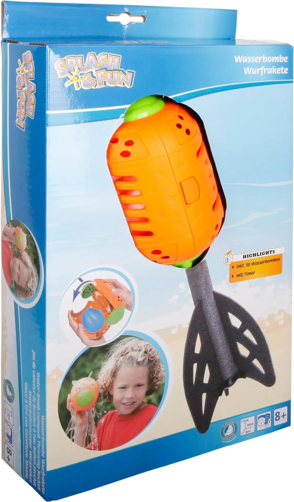 VEDES Großhandel GmbH - Ware SF Wasserbombe Wurfrakete,inkl.50 Ballon