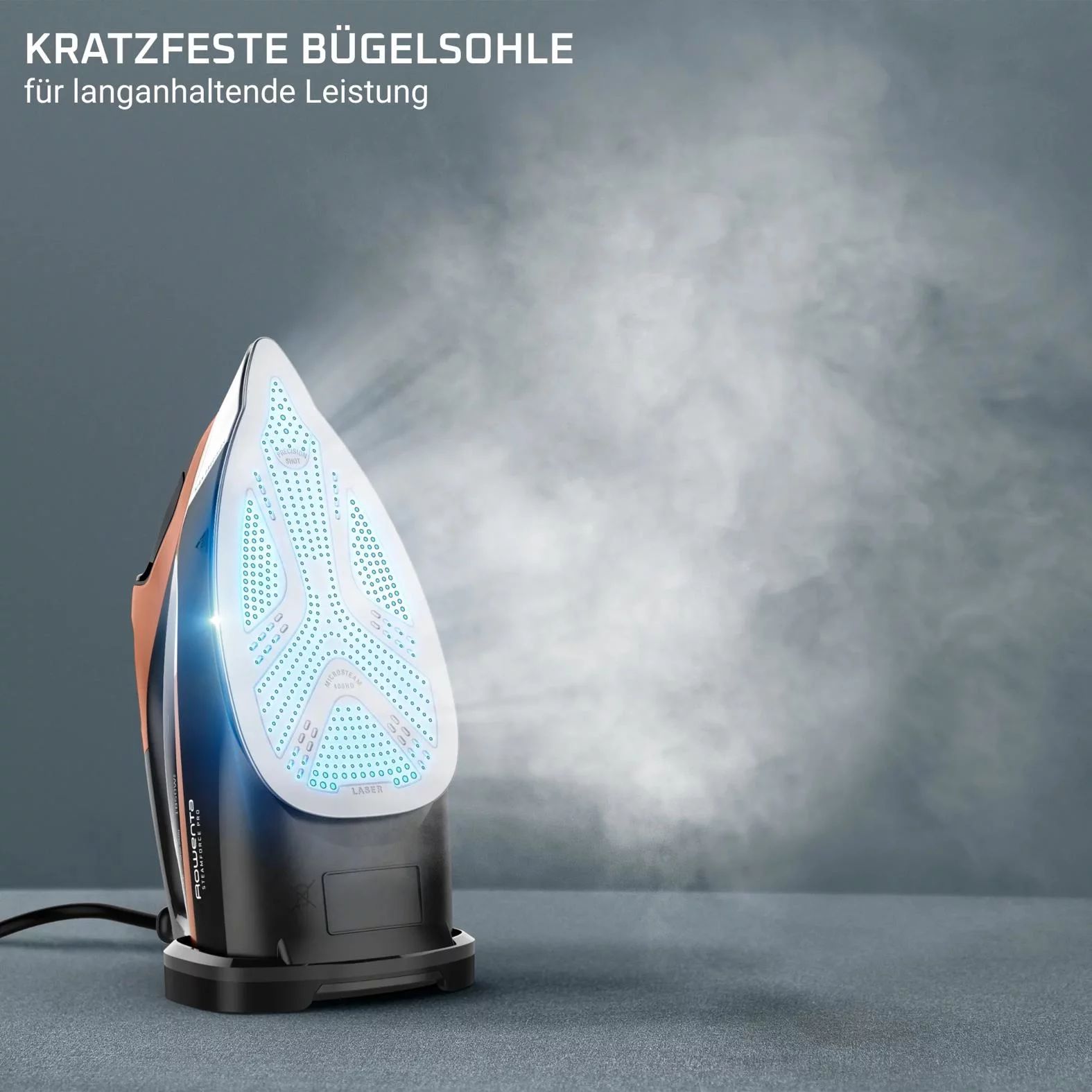 Rowenta DW9510 Dampfbügeleisen Steamforce Pro - Schwarz/Kupfer