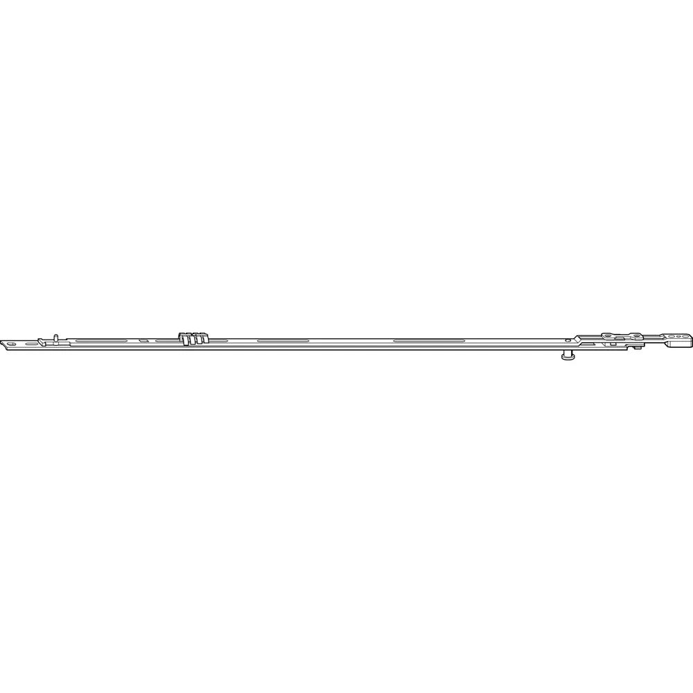ROTO NT/NX Mittelverschluss mehrteilig 1P L=600 mm silber kuppelbar