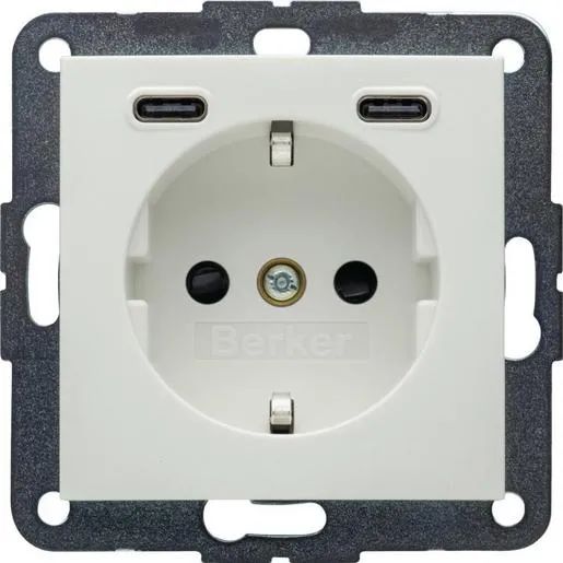 Berker S.1/B.X SSD M.2F.USB-C 20W PWS / BERKER 48151909