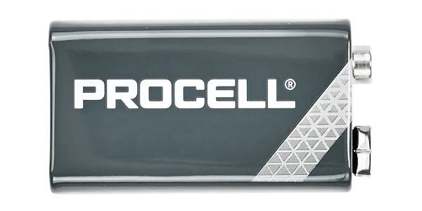 INDEXA DURACELL 9V alkalische Blockbatterie PROCELL 9 Volt, 6LF22 9V-Block E-Block