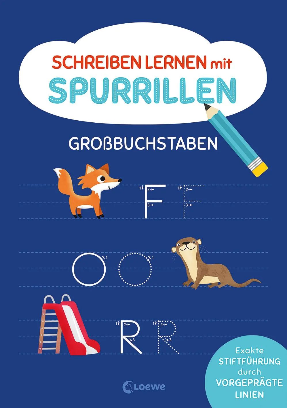 Loewe Verlag GmbH Schreiben lernen m.Spurrillen - Großbuch