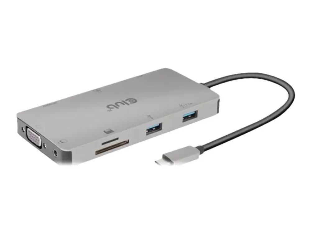 Club 3D USB Gen1 Type-C 9-in-1 hub - Dockingstation