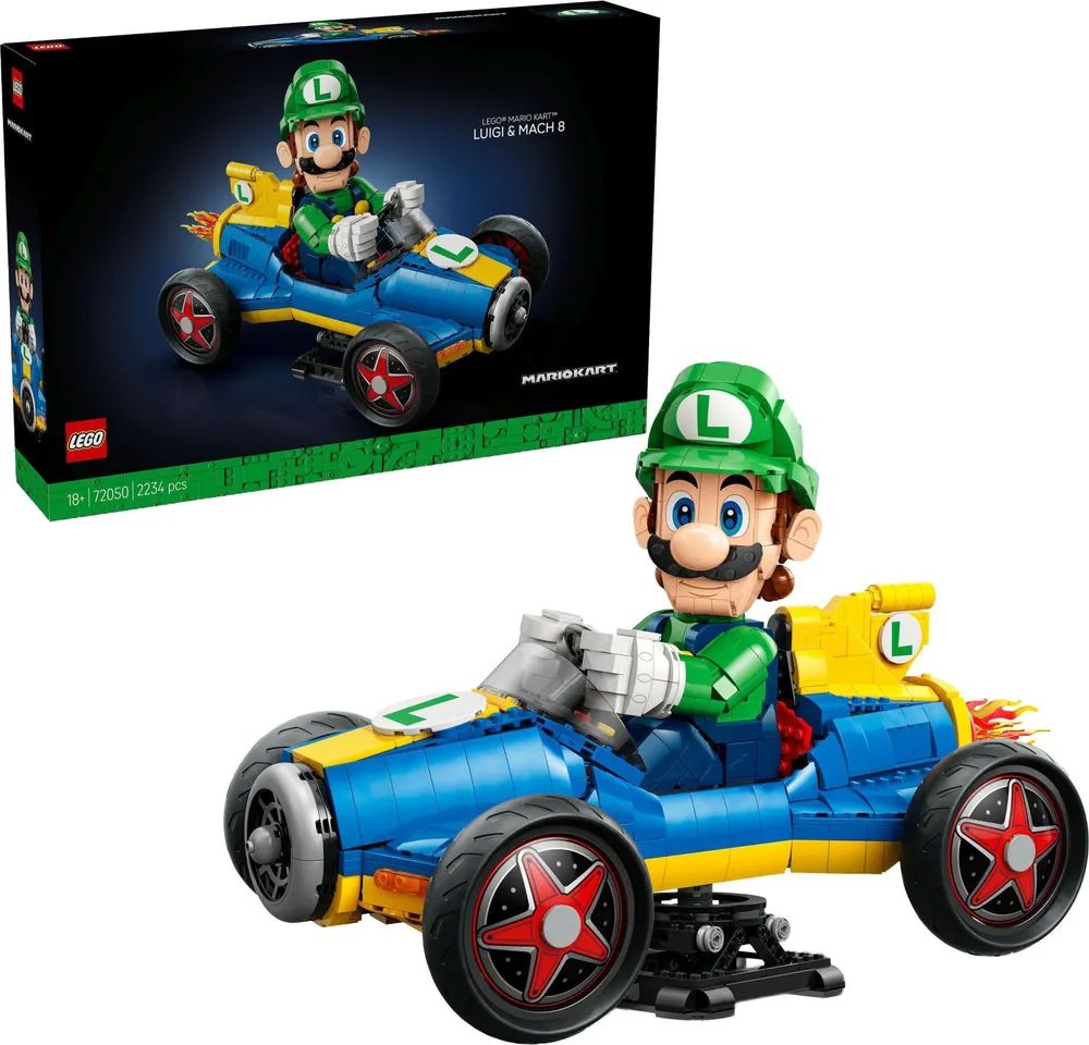 LEGO SUPER Mario 72050 Mario Kart - Luigi and Mach 8